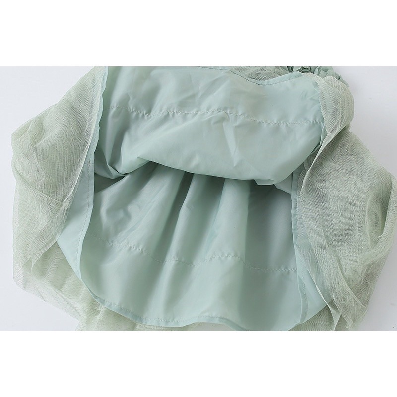 Đầm xoè kết hoa HM bé gái xuất xịn siêu xinh