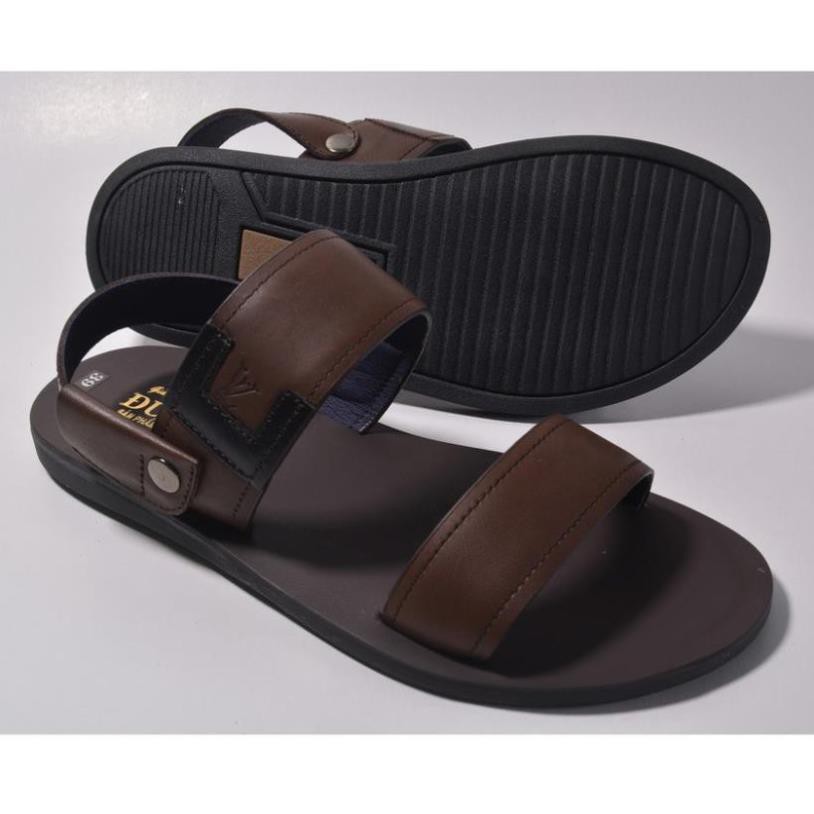 Sandal Nam Cao Cấp Quai Ngang Da Bò Đế Nhẹ Êm 65SD2 -az1