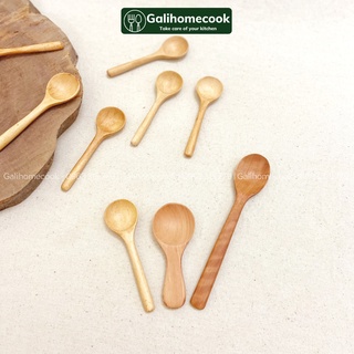 Thìa gỗ nhãn mộc xuất Nhật | Longan wood Spoon Galihomecook TGN