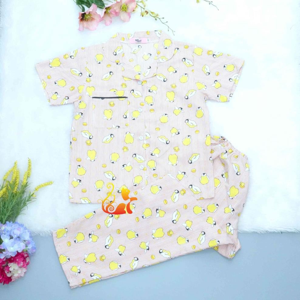 Đồ Mặc Nhà "Cánh cụt - Nấm" Pijama Kate Thái Quần Dài - Từ 38kg - 48kg * 🎁