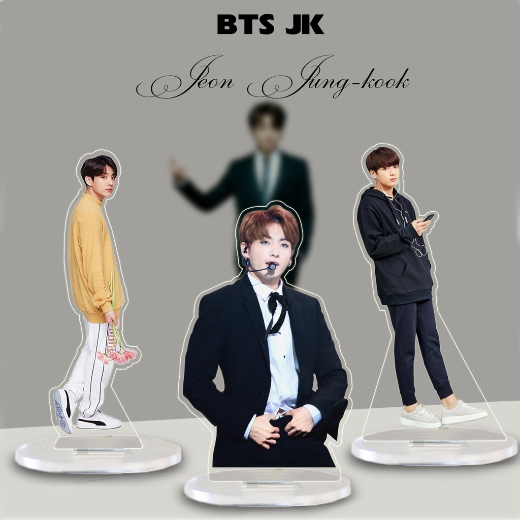 Standee mô hình các nhân vật BTS Jungkook, V, Suga,RM...,mô hình acrylic trang trí