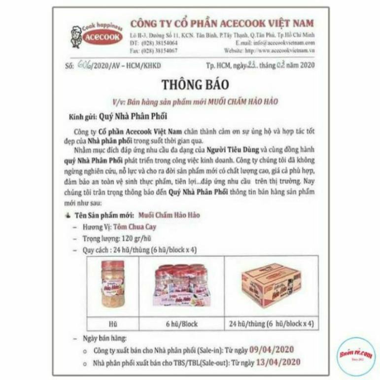 Bột canh Hảo Hảo chính hãng 1 hũ