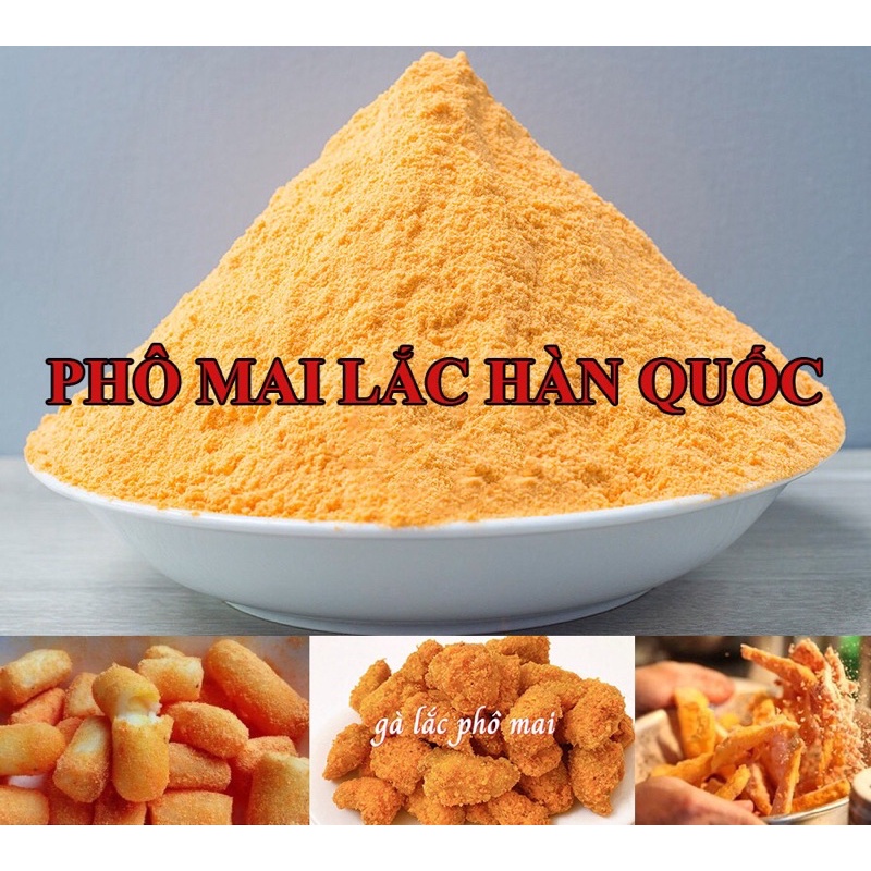 Bột Phô Mai Lắc Hàn Quốc 100g Loại 1, Lắc Khoai Tây, Khoai Lang, Bắp Rang Bơ, Gà Rán, Phomai Bôt Lắc,