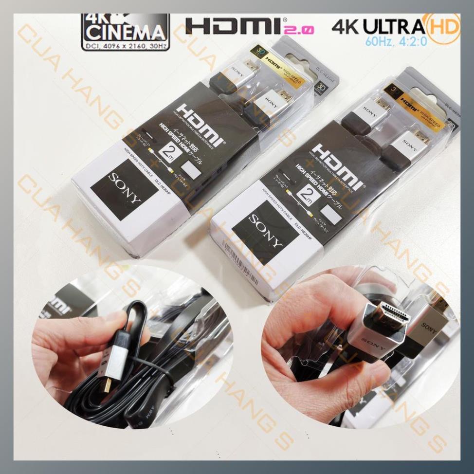 Dây cáp HDMI 2m FULL HD chống nhiễu SONY - BH 12 THÁNG