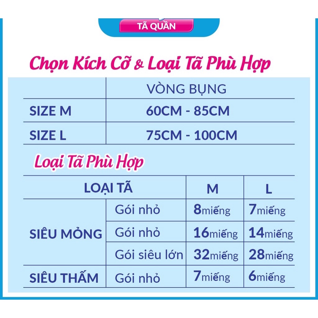 [GÓI LỚN XL24] Tã/Bỉm Quần Người Lớn Caryn Mỏng Nhẹ Chống Tràn Size XL24 Miếng - Chính Hãng