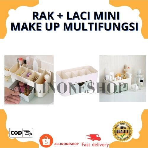 Hộp Đựng Đồ Trang Điểm Mini Có Ngăn Kéo Tiện Dụng