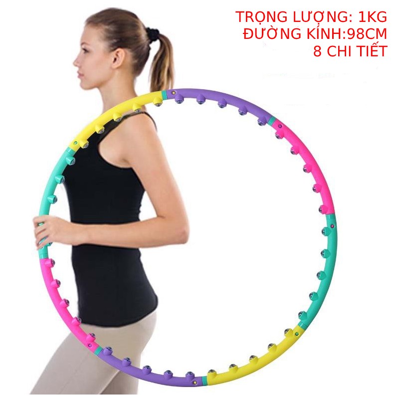 💥FREESHIP💥Vòng lắc eo massage Hula Hoop bằng chất liệu nhựa