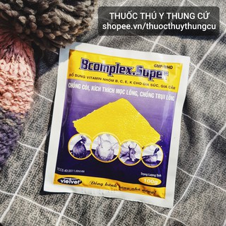 Cốm viên B Complex Super 100g bổ sung vitamin cho gia súc, gia cầm, gà lợn trâu bò dê cừu