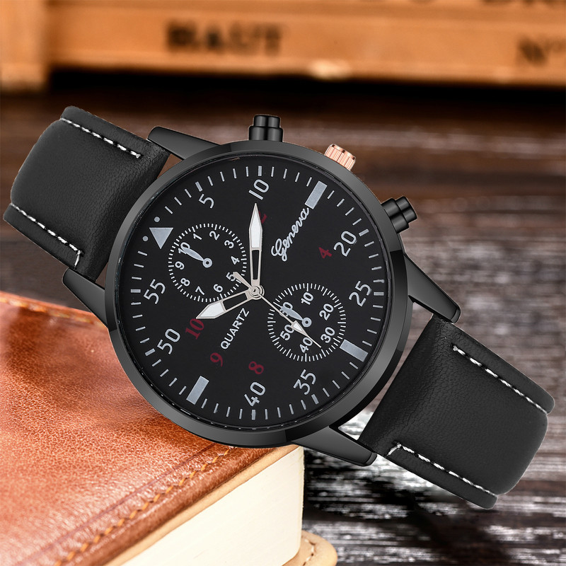 Đồng Hồ Quartz Geneva Dây Da