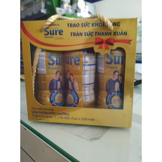 ( LỐC 6 CHAI ) Sữa bột pha sẵn Vinamilk Sure Prevent gold