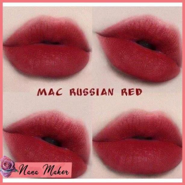 Son MAC chính hãng Russian Red 612 Matte Lipstick ĐỎ CỔ ĐIỂN