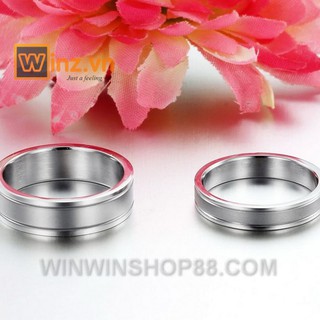 Nhẫn cặp tình nhân N158 (màu bạc) - Winz.vn