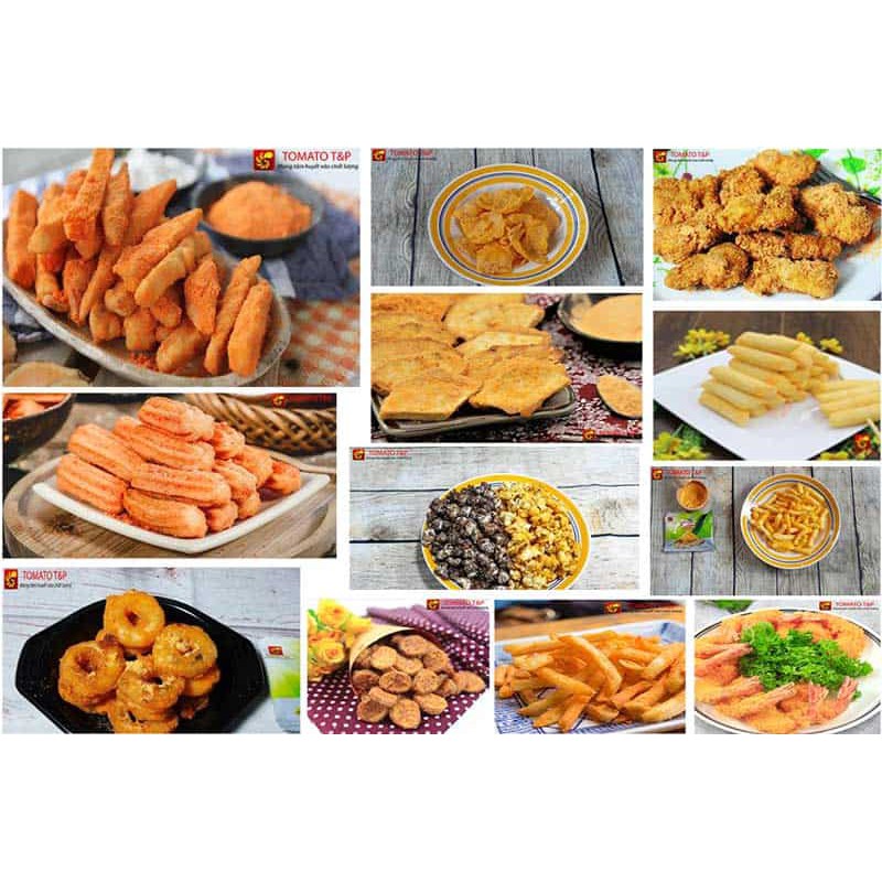 BỘT TRỨNG MUỐI LẮC  TOMATO T&P Spicy Gumi Egg Salted Powder Taste