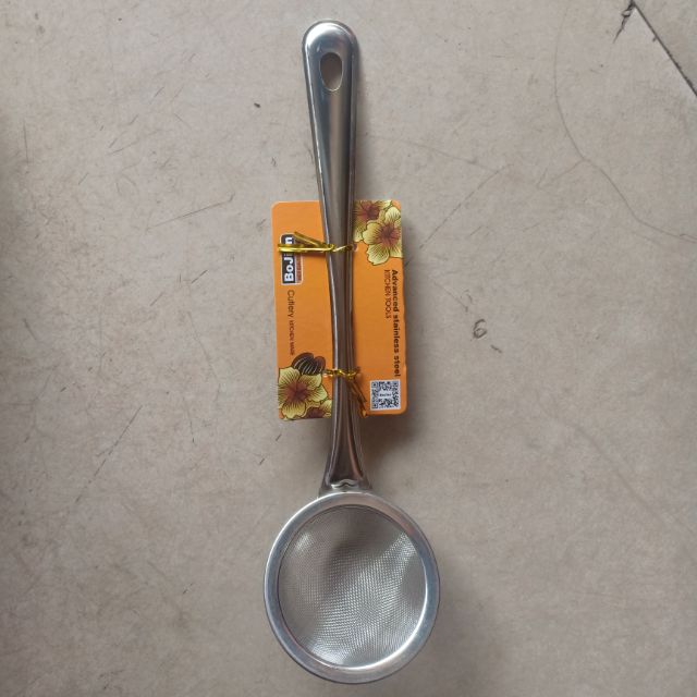 Ray vớt bọt,vớt thực phẩm inox có cán