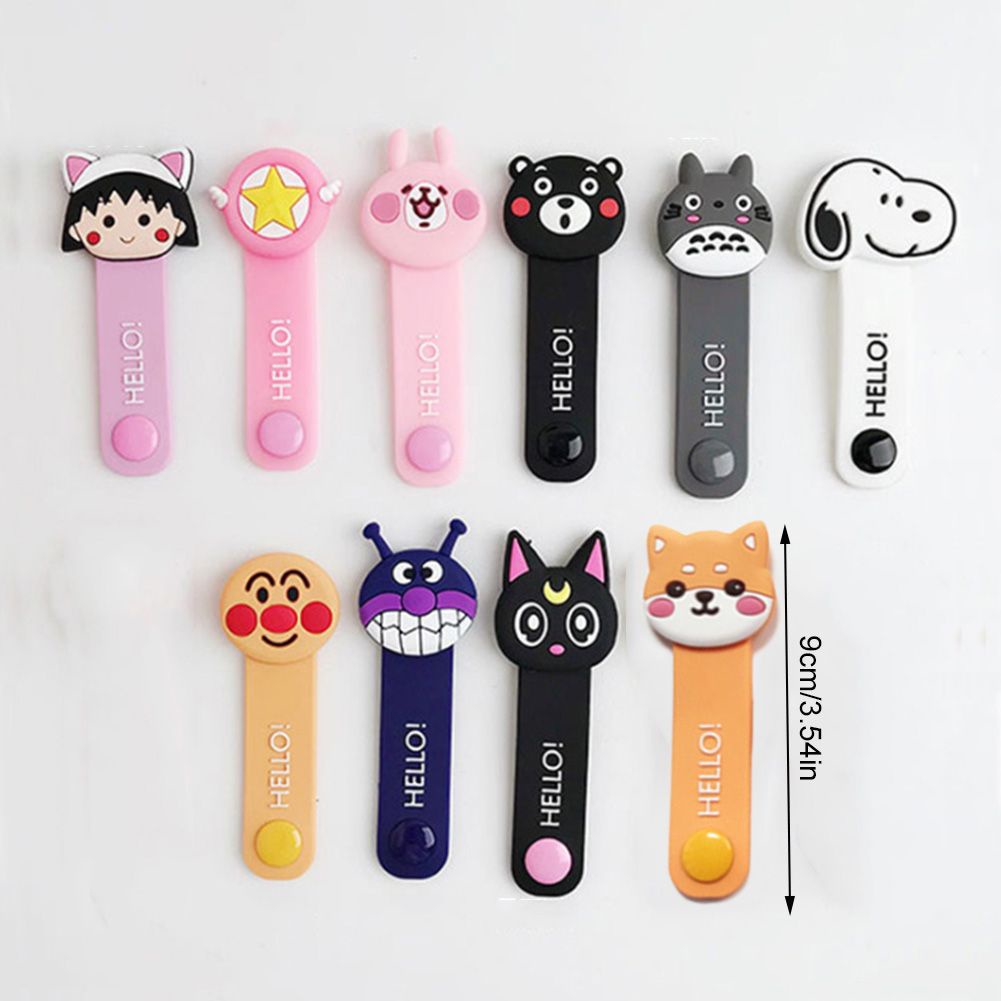 Dây quấn cáp/ tai nghe gọn gàng kiểu hoạt hình xinh xắn