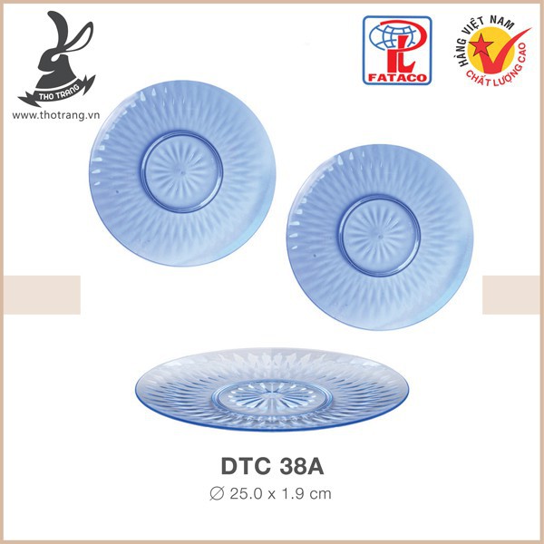 Dĩa Trái Cây DTC-38A Nhựa Trong Acrylic Cao Cấp Fataco Việt Nam - Hot