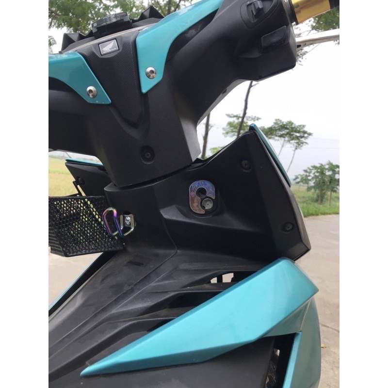 Ốp ổ khoá wave tutanlium chuẩn xịn có sẵn keo 3m