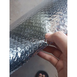 Xốp cách nhiệt cách âm 2 Mặt bạc giữa là túi khí Khổ 1m55 loại lớp bạc dày dặn,cách nhiệt cực tốt