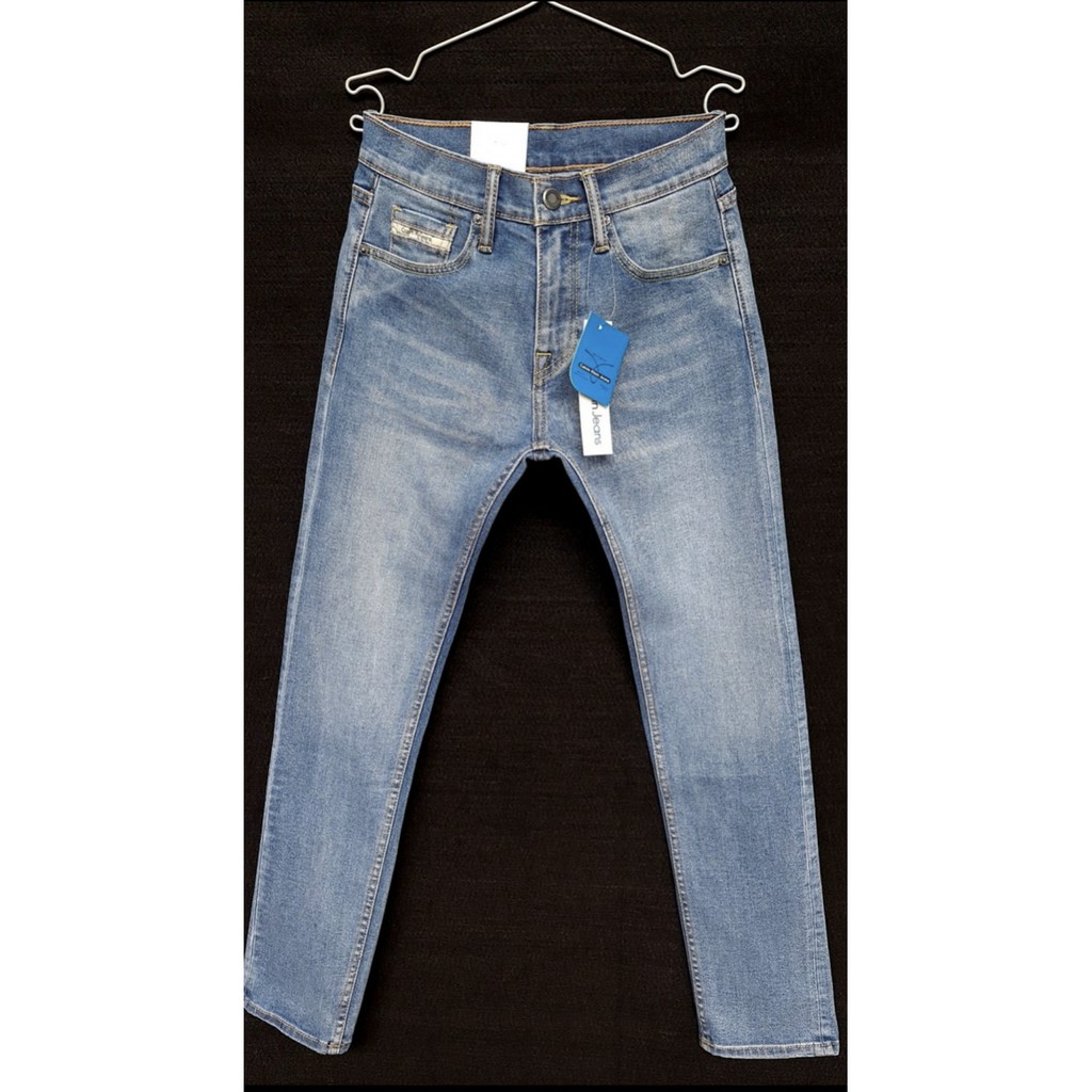QUẦN JEANS NAM CK ỐNG ĐỨNG SLIM FIT HÀNG XUẤT