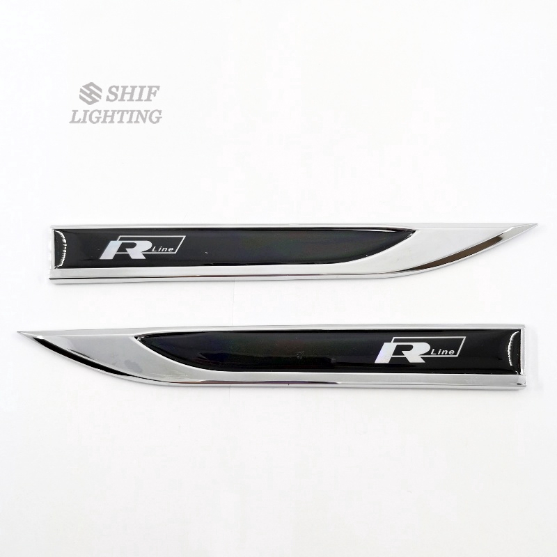 2 Logo Rline R Line Dán Trang Trí Xe Hơi Volkswagen Vw