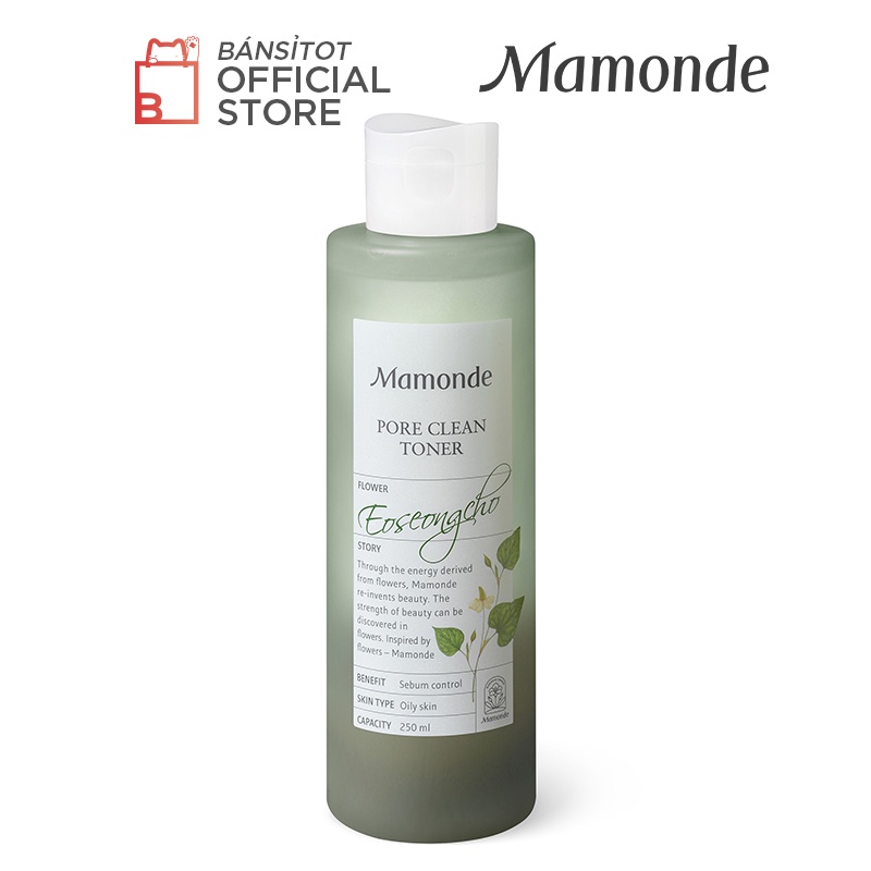 Toner lá diếp MAMONDE Pore Clean Toner Eoseongcho 250ml