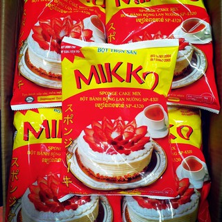 Bột bánh bông lan trộn sẵn Mikko