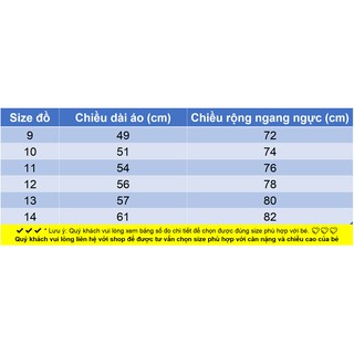 Áo thun phối màu cho bé trai size đại