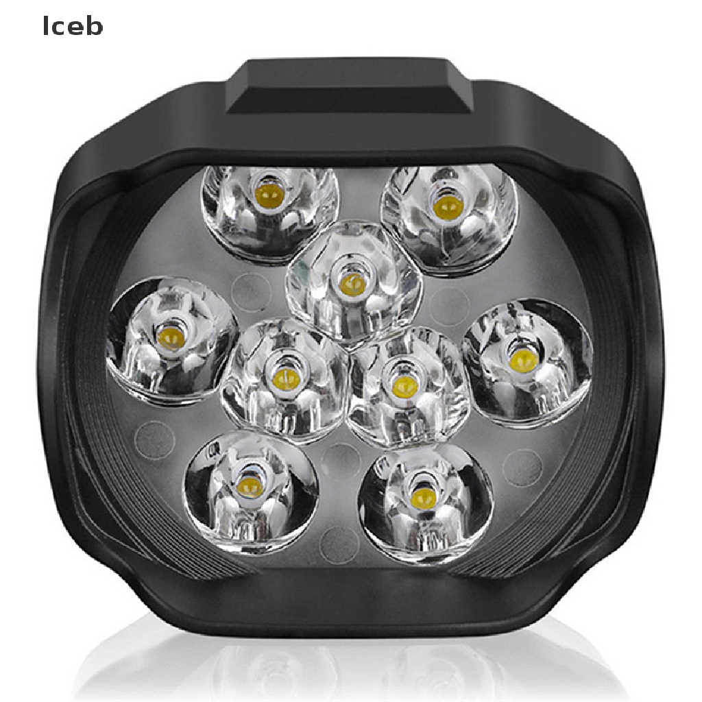 Đèn pha 9 bóng LED 6W DC12V siêu sáng dành cho xe máy