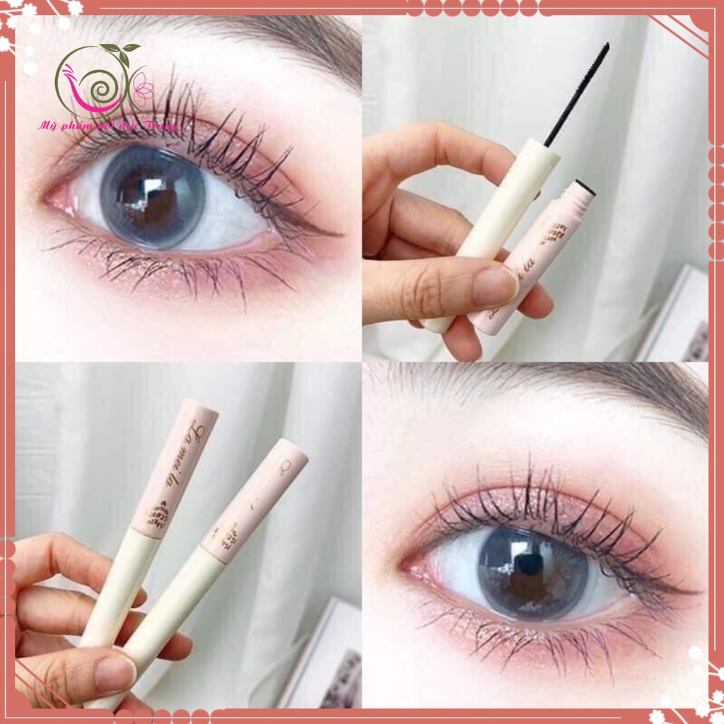 Mascara siêu mảnh và tơi mi vỏ hồng Lameila