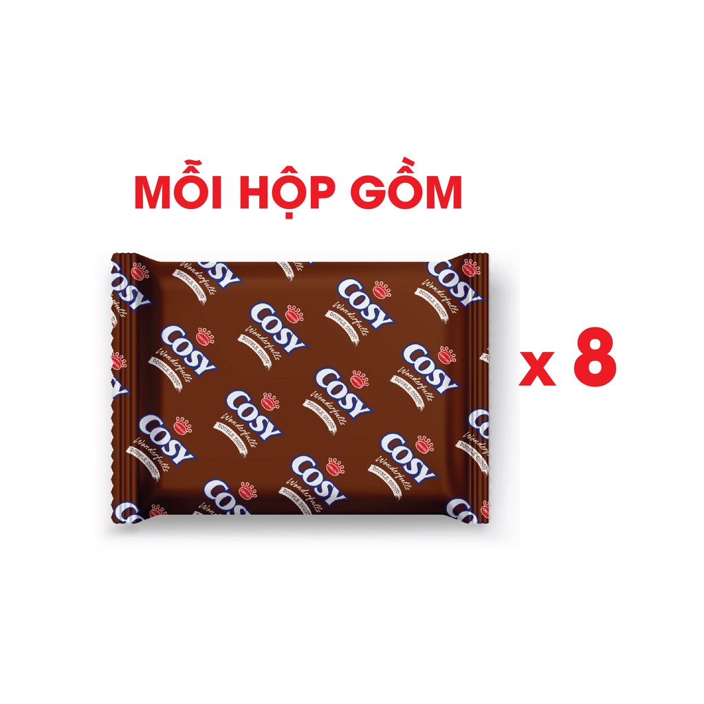 Combo 2 Hộp Cosy Yến Mạch Gấp Đôi Sô cô la 224g/hộp