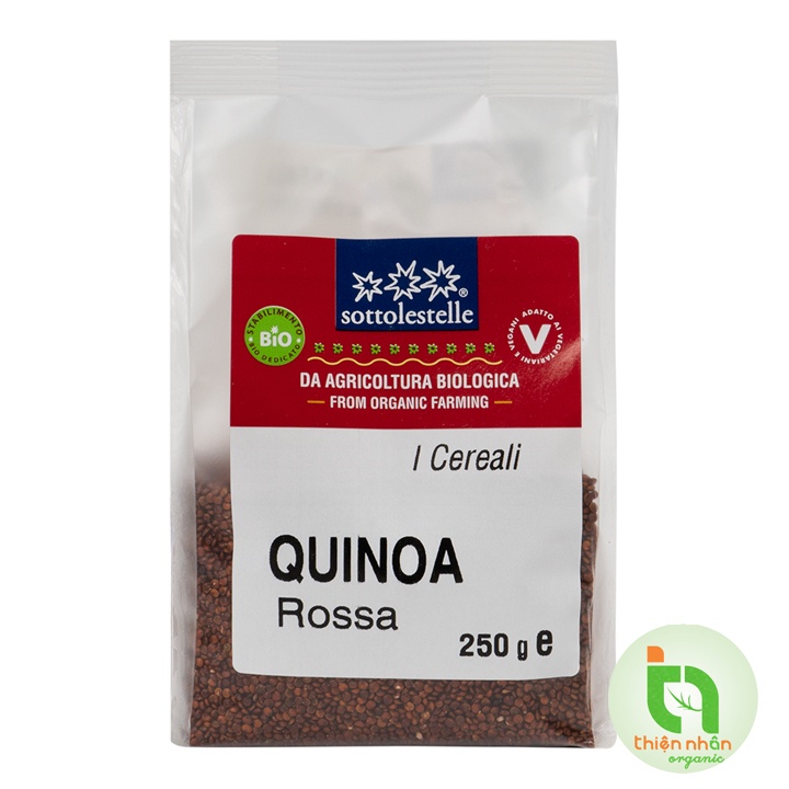 Date 07/09/2022 - Hạt diêm mạch quinoa đỏ hữu cơ Sottolestelle 250g Organic red quinoa