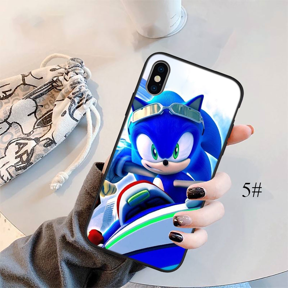 Ốp Điện Thoại Hình Nhím Sonic Cho iPhone 5 5S 6 6S 7 8 11 Pro Max Plus SE XR HH73