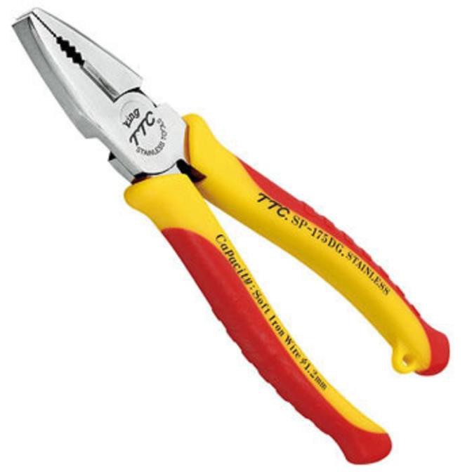 Kìm điện đa năng bằng thép không gỉ 175mm SP-175DG Tsunoda Sản Phẩm Chính Hãng