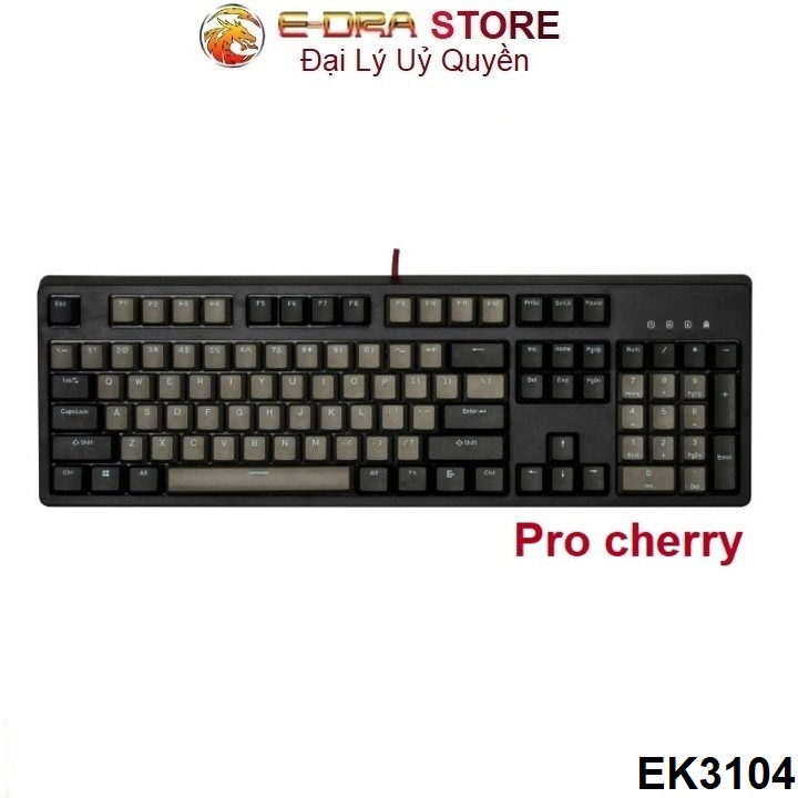 Bàn phím Gaming Edra EK3104 Pro Cherry - Key cao cấp