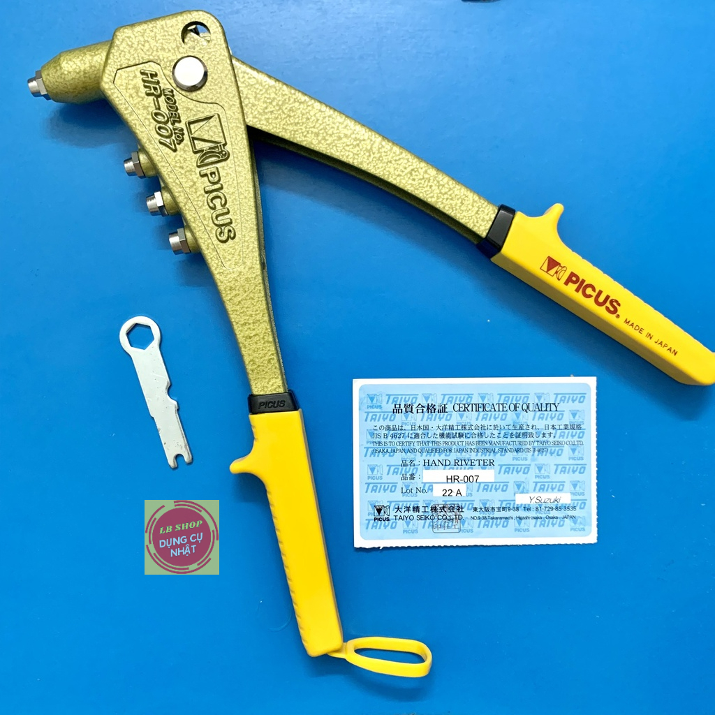Mua Kìm rút rivet Nhật Bản Picus HR-007- Kìm rút đinh tán, rive thép và ...