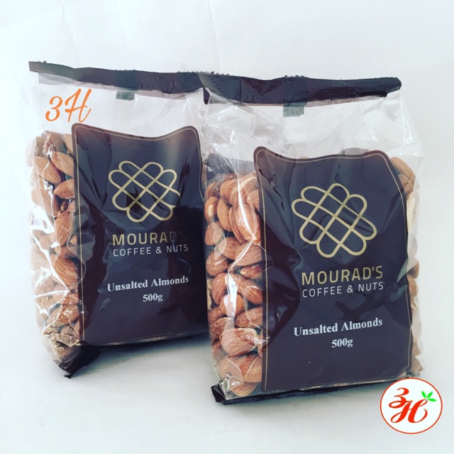 Hạt Hạnh nhân Mourad's tui 500g date T2/23 - Úc