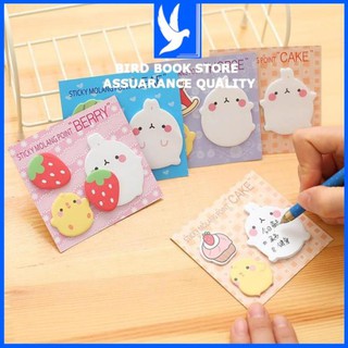 Giấy Note sticky molang 💕𝑭𝒓𝒆𝒆𝒔𝒉𝒊𝒑💕 Bird Book