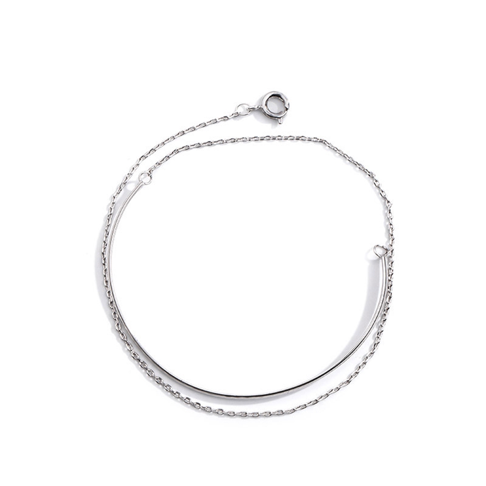 Vòng Tay Tình Bạn Mỏng Kiểu Dáng Đơn Giản Cho Nữ