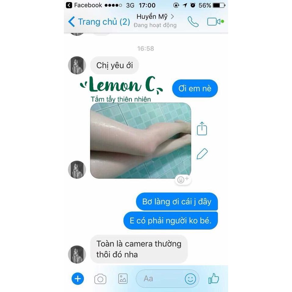 Tắm tẩy thiên nhiên Lemon C ngừa viêm nang lông, mụn lưng | BigBuy360 - bigbuy360.vn