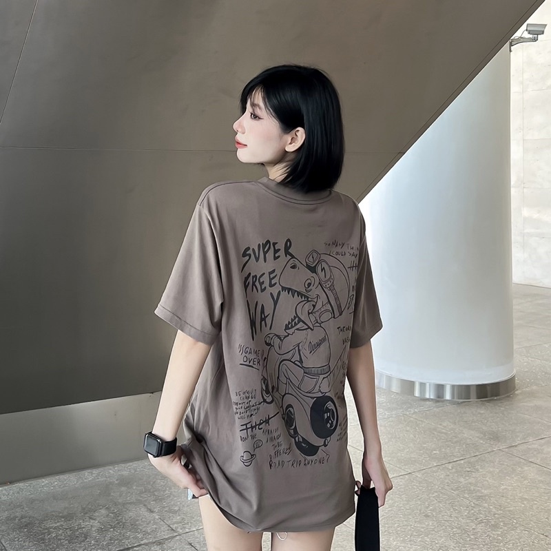 Elmer Signature - CROCO Áo thun form rộng 100% cotton 2c