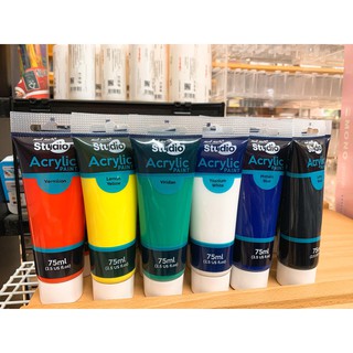 Màu Acrylic Studio Mont Marte - Tuýp lẻ - 75ml