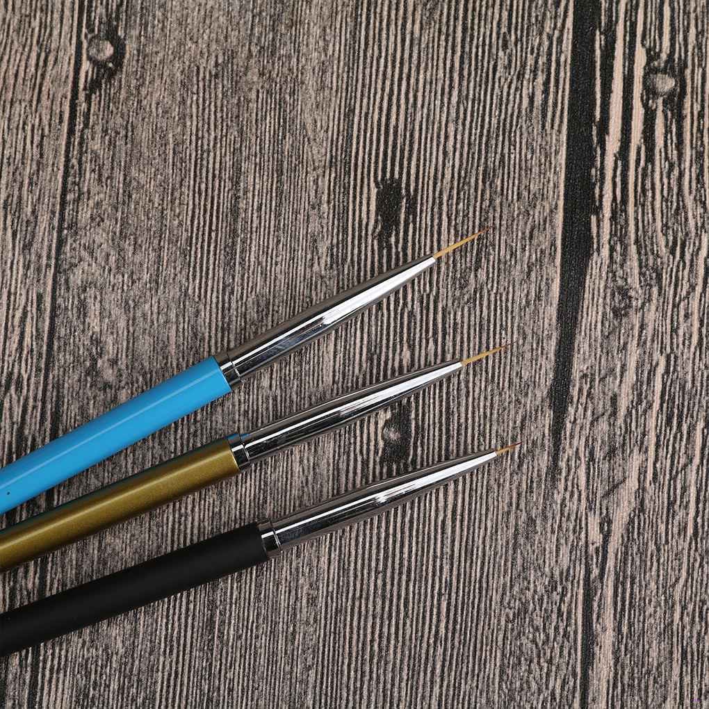 (Hàng Mới Về) Set 3 Cọ Vẽ Trang Trí Móng Tay Nghệ Thuật