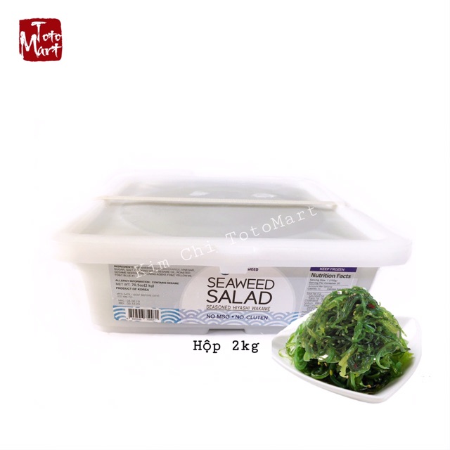 Salad rong biển tươi Wakame (đã trộn sẵn gia vị)