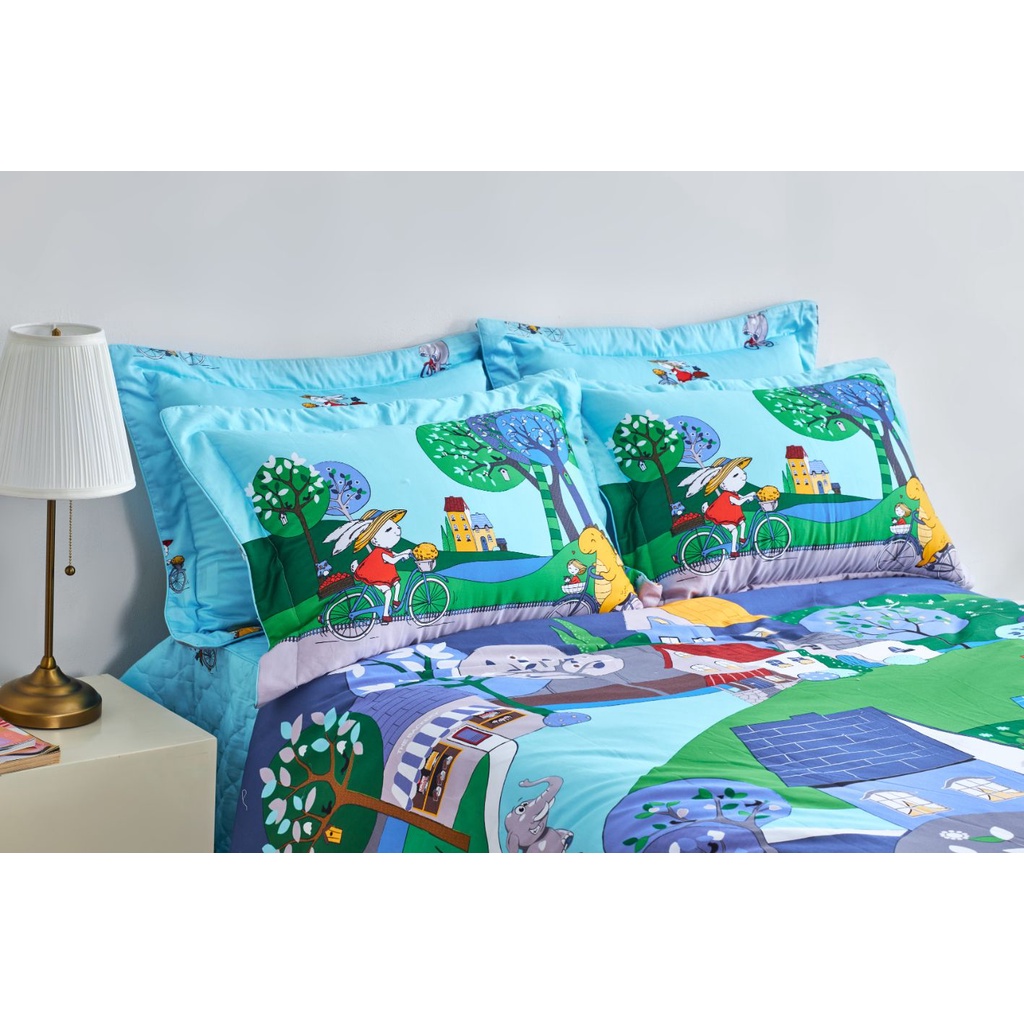 Vỏ gối đầu Everon chính hãng 45*65cm nhiều mẫu chất cotton modal tencel mát giảm giá