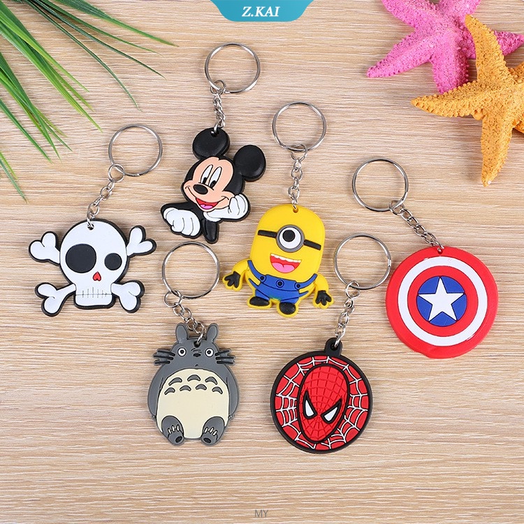 Móc khóa silicon hoạt hình