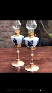 Đèn thờ dầu Bát Tràng chọn mẫu, đèn thờ gốm sứ chuẩn Bát tràng bọc đồng bên ngoài