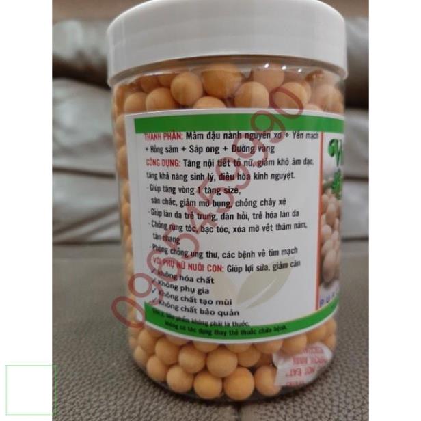 Giá buôn Viên mầm Hồng sâm Collagen tăng vòng 1, đẹp da (hộp 500 gram)