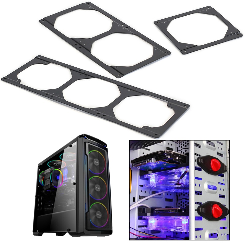 Giá đỡ chuyển đổi quạt tản nhiệt cho máy tính 120 đến 140 240 đến 280 360 đến 420 thay thế tiện dụng