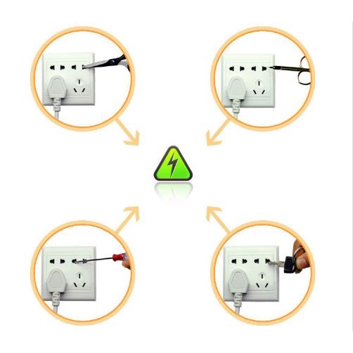 Nút bịt ổ điện 2 chân an toàn cho bé ( sỉ 500d)