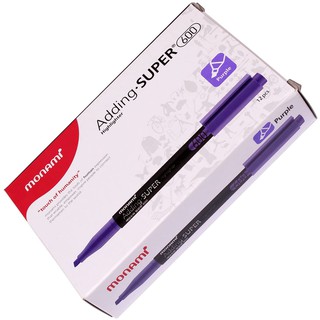 Bút Dạ Quang Monami Adding Super Highlighter 600 Tím - 8001007300